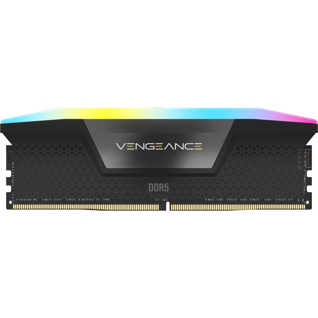 CORSAIR VENGEANCE RGB 48GB (2x24GB) DDR5 RAM 6000MT/s CL36 Memory Kit — Black