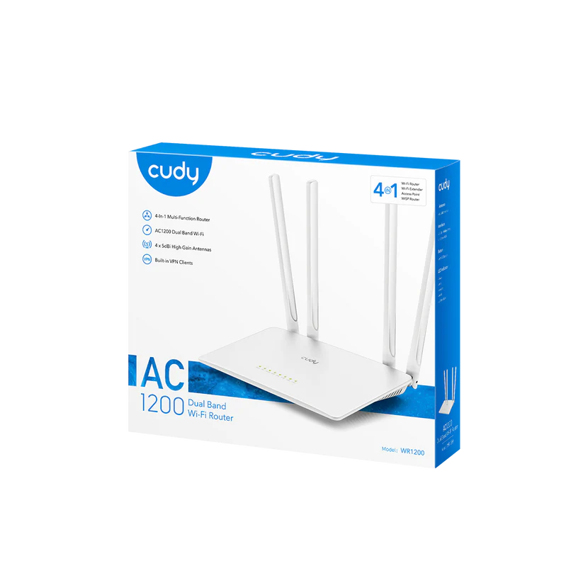 CUDY WR1200 AC1200 Dual-Band Wi-Fi Router