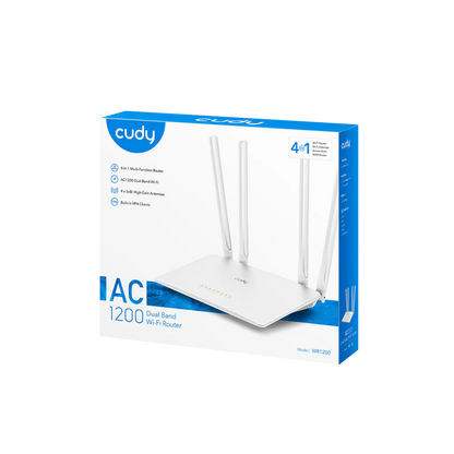 CUDY WR1200 AC1200 Dual-Band Wi-Fi Router