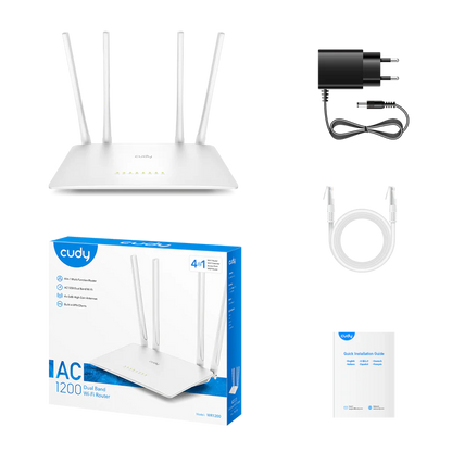 CUDY WR1200 AC1200 Dual-Band Wi-Fi Router