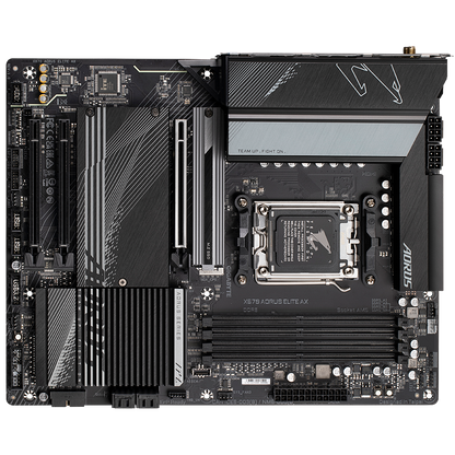 GIGABYTE X670 AORUS ELITE AX (WiFi 6E) AMD RYZEN 7000 Series AM5/DDR5/PCIe 5.0/4xM.2 - ATX Gaming MotherBoard