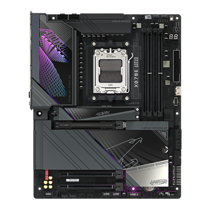 GIGABYTE X870E AORUS MASTER (Wi-Fi 7) AMD RYZEN 7000 8000 9000 Series AM5/DDR5/PCIe 5.0/4xM.2 - ATX Gaming MotherBoard