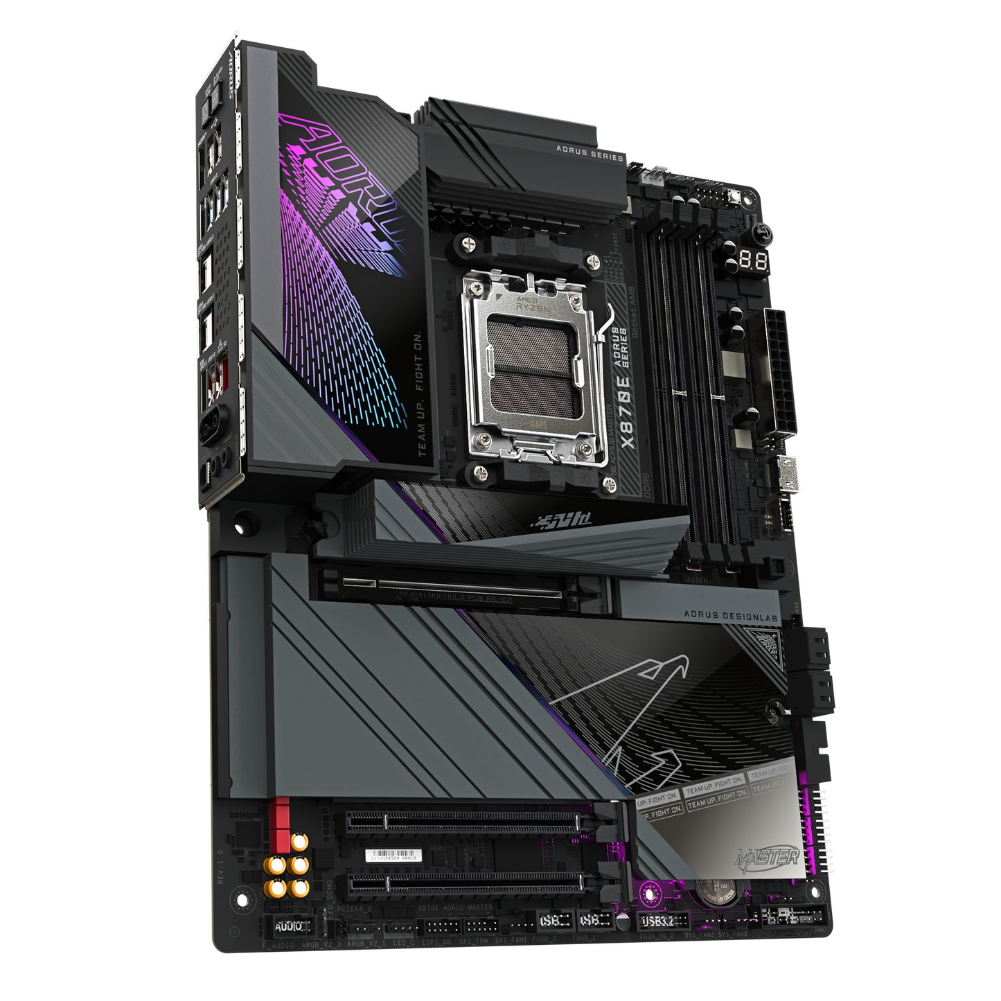 GIGABYTE X870E AORUS MASTER (Wi-Fi 7) AMD RYZEN 7000 8000 9000 Series AM5/DDR5/PCIe 5.0/4xM.2 - ATX Gaming MotherBoard