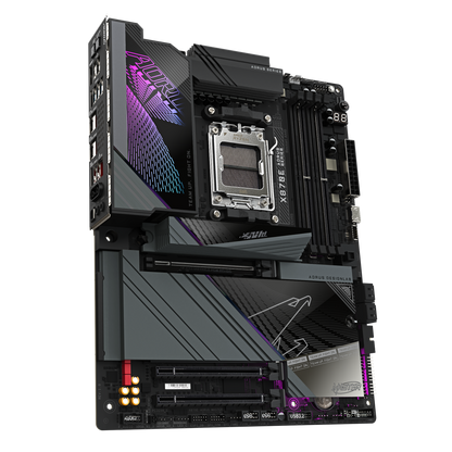 GIGABYTE X870E AORUS MASTER (Wi-Fi 7) AMD RYZEN 7000 8000 9000 Series AM5/DDR5/PCIe 5.0/4xM.2 - ATX Gaming MotherBoard