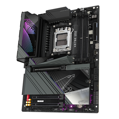 GIGABYTE X870E AORUS MASTER (Wi-Fi 7) AMD RYZEN 7000 8000 9000 Series AM5/DDR5/PCIe 5.0/4xM.2 - ATX Gaming MotherBoard