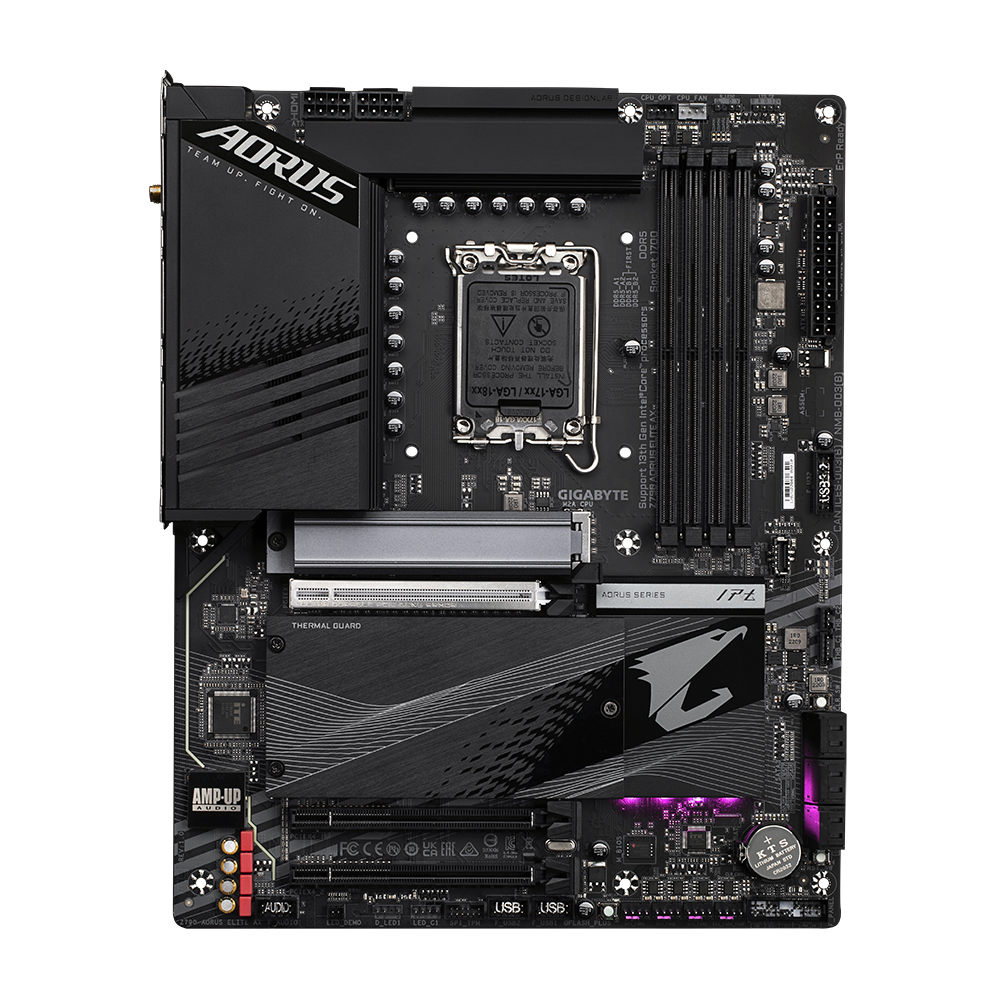 GIGABYTE Z790 AORUS ELITE AX (WiFi 6E) , Intel 13th 12th Series, LGA 1700/DDR5/PCIe 5.0/4xM.2 - ATX Gaming MotherBoard