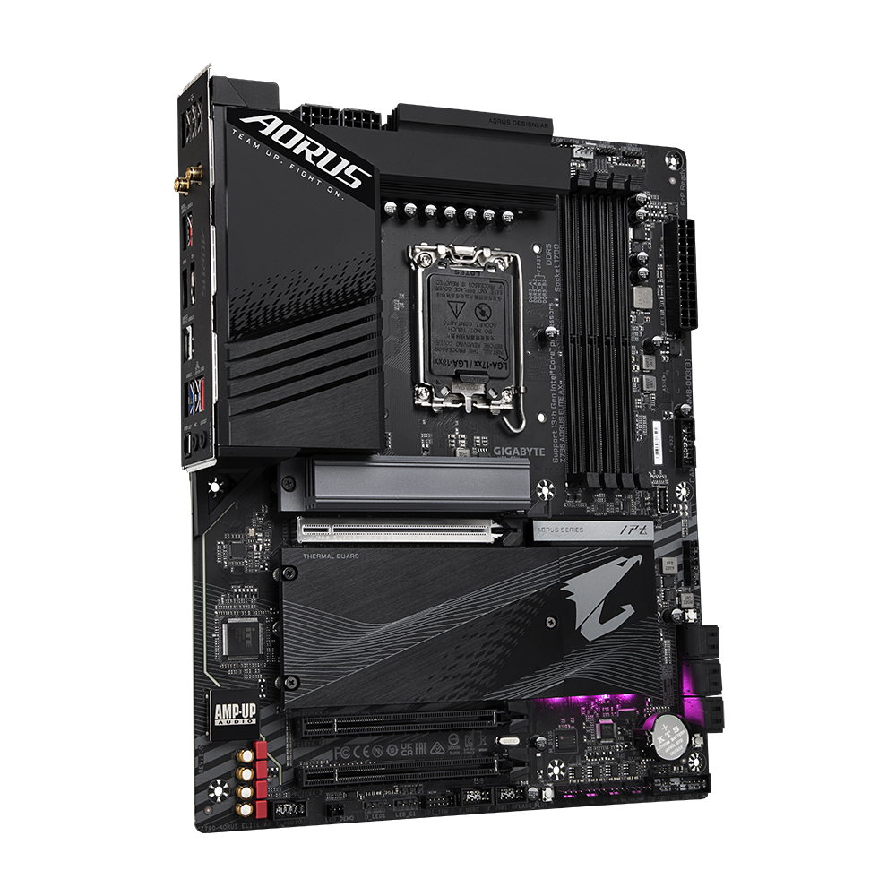 GIGABYTE Z790 AORUS ELITE AX (WiFi 6E) , Intel 13th 12th Series, LGA 1700/DDR5/PCIe 5.0/4xM.2 - ATX Gaming MotherBoard