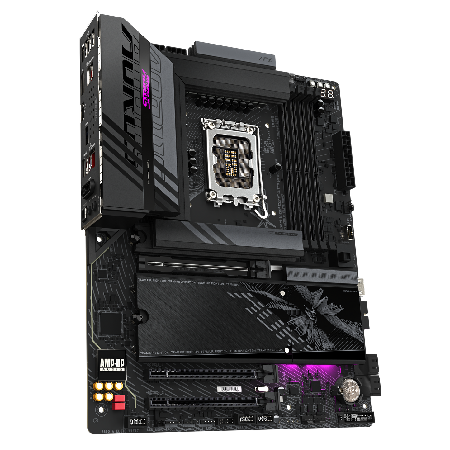GIGABYTE Z890 AORUS ELITE WIFI7, Intel Core Ultra (Series 2), LGA 1851/DDR5/PCIe 5.0/4xM.2 - ATX Gaming MotherBoard