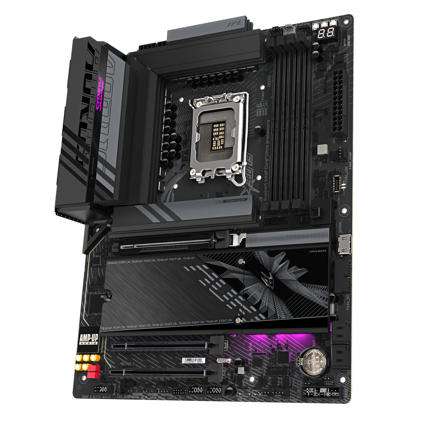 GIGABYTE Z890 AORUS ELITE WIFI7, Intel Core Ultra (Series 2), LGA 1851/DDR5/PCIe 5.0/4xM.2 - ATX Gaming MotherBoard