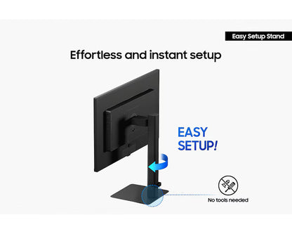 Samsung ViewFinity S6 (D606) 27" 2K QHD (2560 x 1440) Flat Business Monitor IPS, 100Hz, 5MS, 10 Bit, HDR10, sRGB 99% w/ Ergonomic Stand & Ultrathin Bezel Display