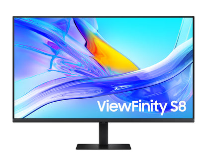 Samsung S8 (D800) 37" 4K UHD USB Type-C Flat Business Monitor VA, 60Hz, 5MS,10 Bit, HDR10, 100% sRGB, Ethernet, HAS, Bezel-Less Display w/ KVM Switch