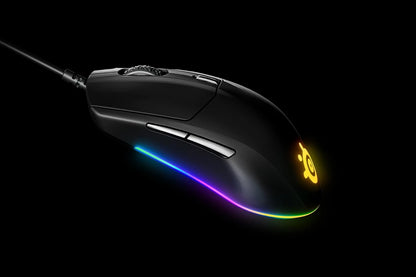 SteelSeries Rival 3 Wired Gaming Mouse with TrueMove Sensor and Prism Lighting