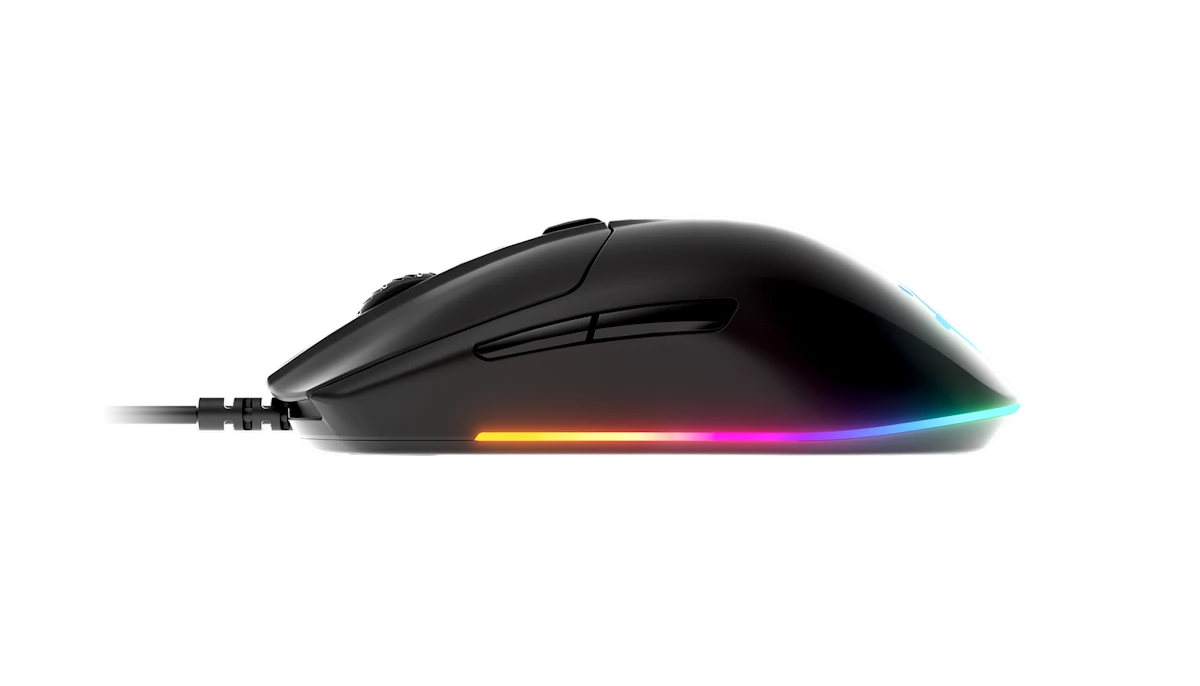 SteelSeries Rival 3 Wired Gaming Mouse with TrueMove Sensor and Prism Lighting
