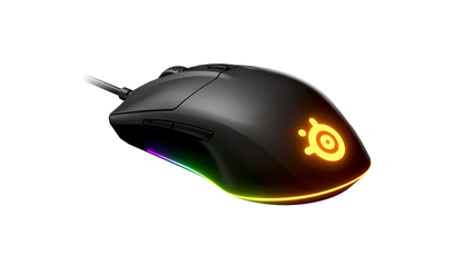SteelSeries Rival 3 Wired Gaming Mouse with TrueMove Sensor and Prism Lighting