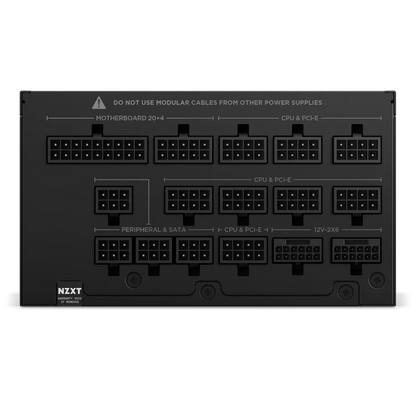 NZXT C1500, 1500W 80+ Platinum Full Modular ATX (3.1) (PCIe 5.1) Gaming Power Supply w/ 140mm Magnetic Levitation Low Noise Fan(Black)