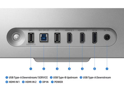 Samsung Odyssey 3D (FG900) 27" Flat Monitor 4K (3840 x 2160) 165Hz, 1ms(GTG), IPS, HDR10+, 99% sRGB, HDMI 2.1, AI 3D Video Conversion, Eye-Tracking Cameras w/ Sleek Metal Design, Ergonomic Stand & Spatial Audio Speakers (Mercury Silver)