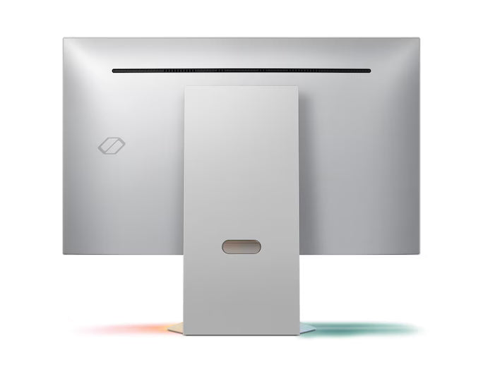 Samsung Odyssey 3D (FG900) 27" Flat Monitor 4K (3840 x 2160) 165Hz, 1ms(GTG), IPS, HDR10+, 99% sRGB, HDMI 2.1, AI 3D Video Conversion, Eye-Tracking Cameras w/ Sleek Metal Design, Ergonomic Stand & Spatial Audio Speakers (Mercury Silver)