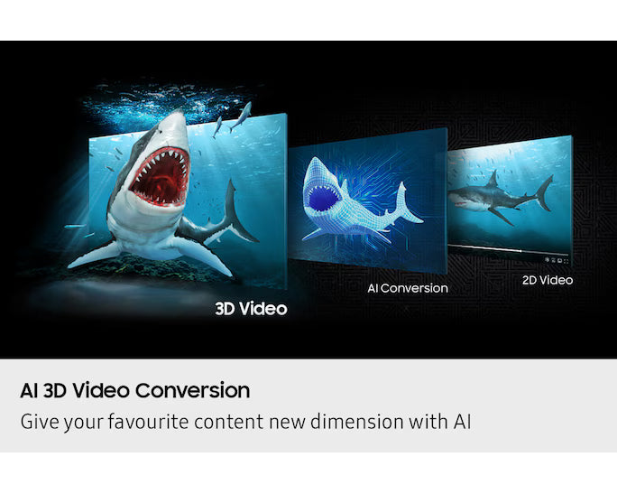 Samsung Odyssey 3D (FG900) 27" Flat Monitor 4K (3840 x 2160) 165Hz, 1ms(GTG), IPS, HDR10+, 99% sRGB, HDMI 2.1, AI 3D Video Conversion, Eye-Tracking Cameras w/ Sleek Metal Design, Ergonomic Stand & Spatial Audio Speakers (Mercury Silver)