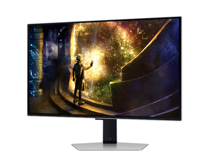 Samsung Odyssey OLED G6 (DG612) 27" Flat Monitor 2K (2560 x 1440) 240Hz, 0.03ms(GTG), Quantum Dot, HDR10+, 99% DCI Coverage, 10Bit, HDMI 2.1, G-Sync compatible w/ Sleek Metal Design & Ergonomic Stand