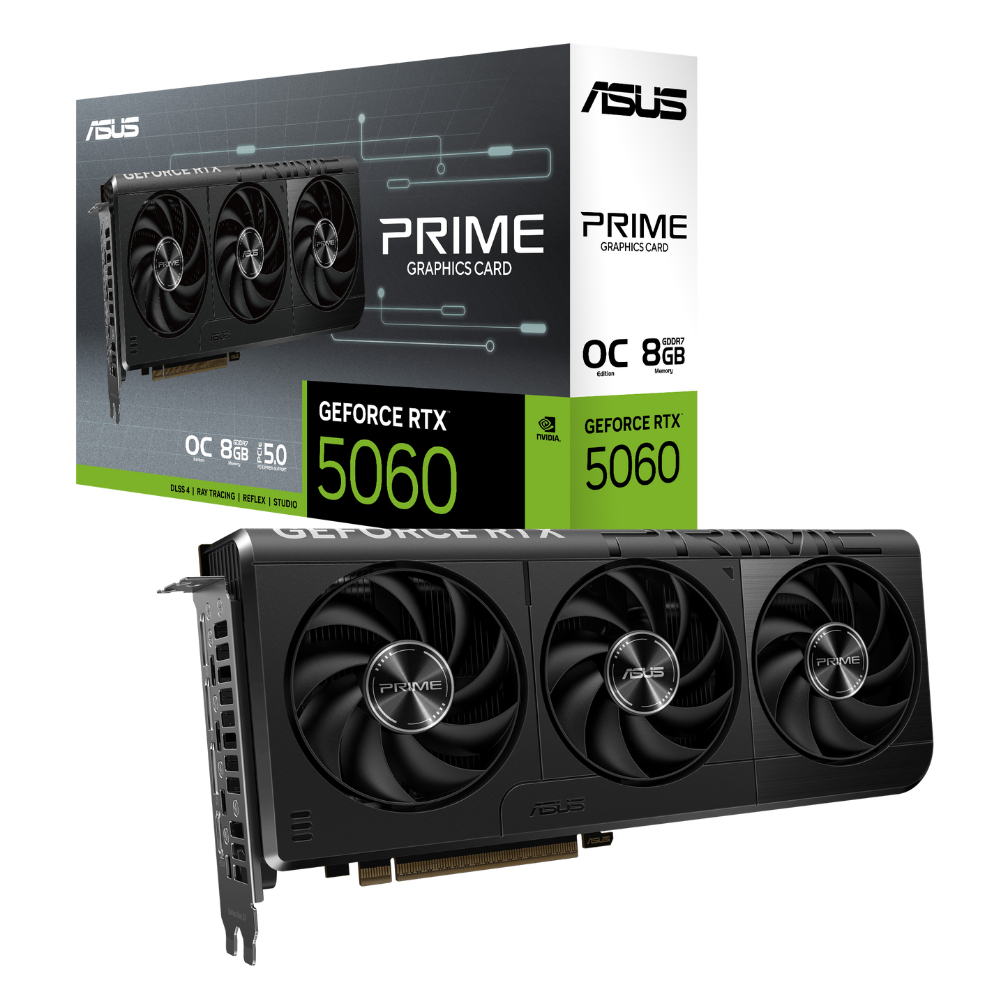 ASUS PRIME GeForce RTX™ 5060 8GB GDDR7 OC Edition GPU