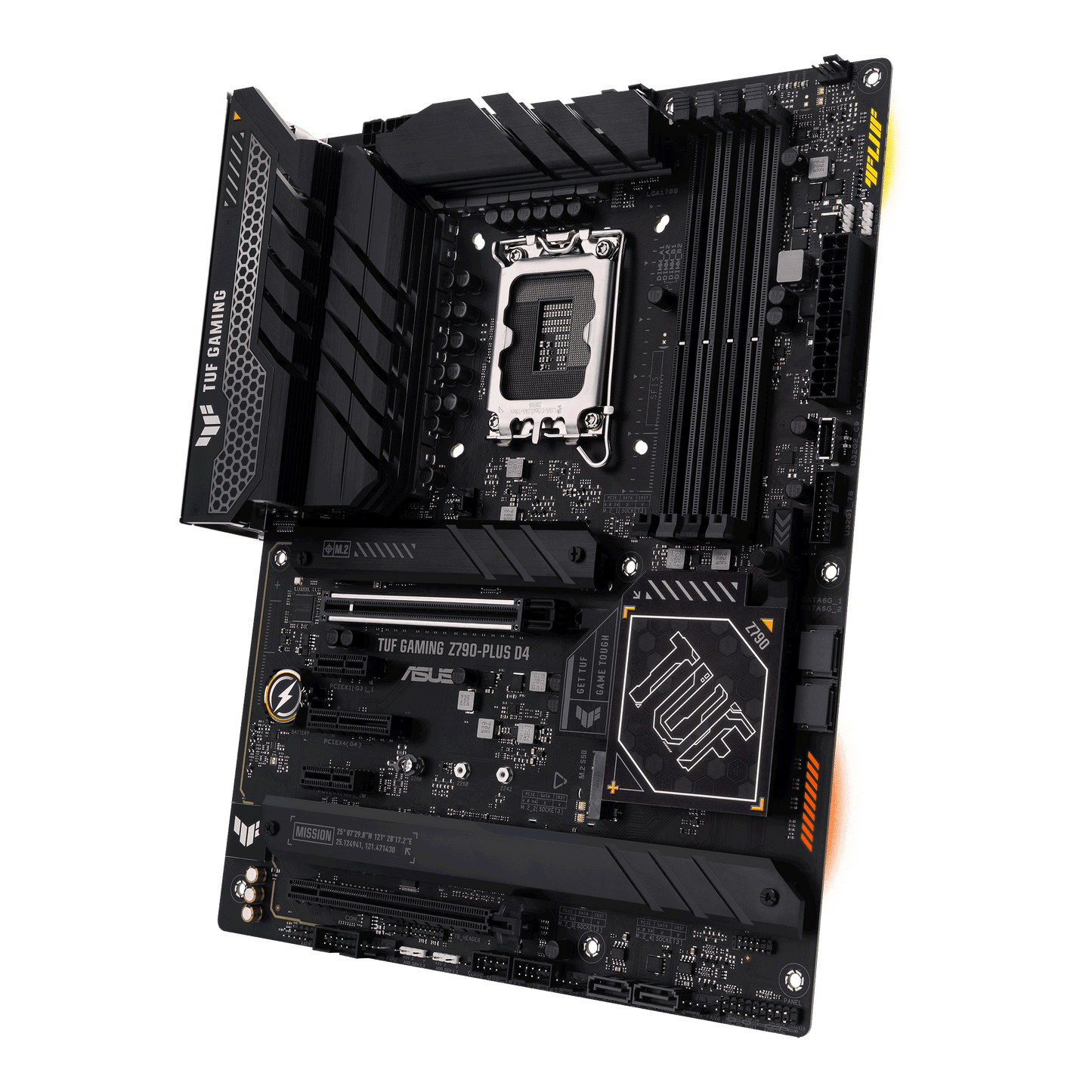 ASUS TUF GAMING Z790-PLUS D4, Intel 14th 13th 12th Series, LGA 1700/DDR4/PCIe 5.0/4xM.2 - ATX Gaming MotherBoard