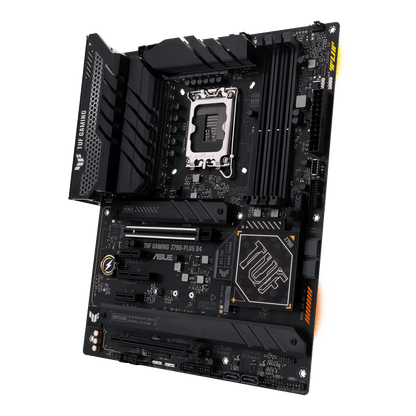ASUS TUF GAMING Z790-PLUS D4, Intel 14th 13th 12th Series, LGA 1700/DDR4/PCIe 5.0/4xM.2 - ATX Gaming MotherBoard