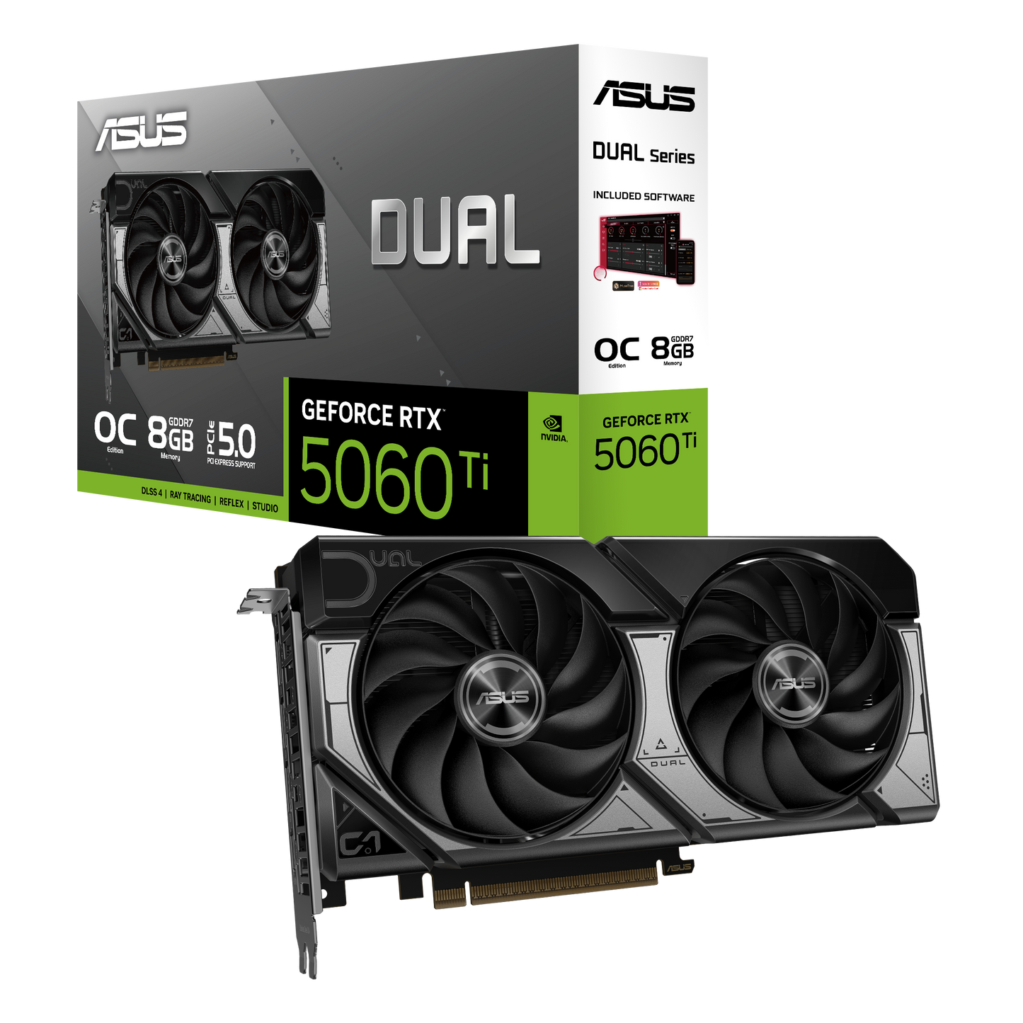 ASUS Dual GeForce RTX 5060 Ti OC Edition 8GB GPU