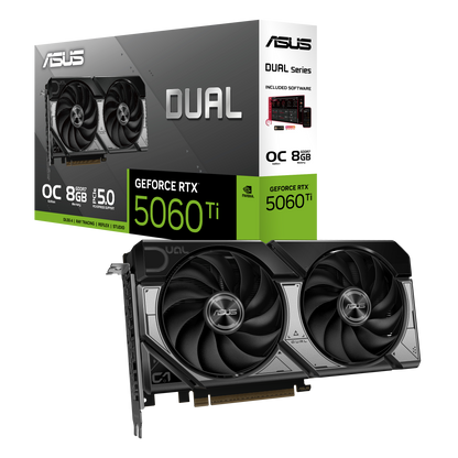 ASUS Dual GeForce RTX 5060 Ti OC Edition 8GB GPU