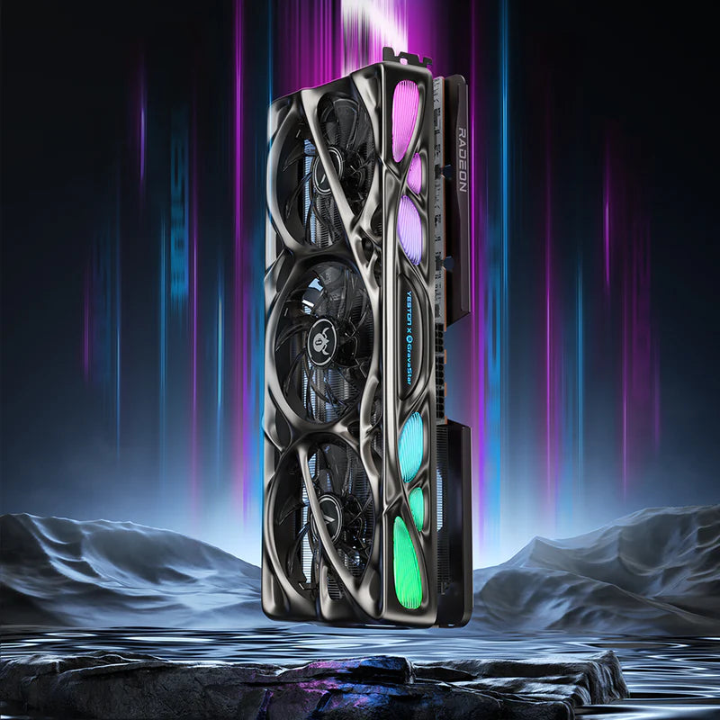 Yeston x GravaStar AMD RADEON RX 9070 XT 16G GDDR6 Mercury Nova OC GPU