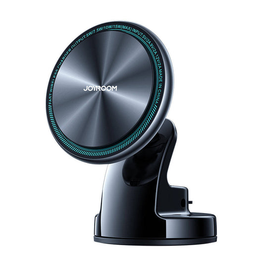JOYROOM JR-ZS290 Magnetic Wireless Car Charger Holder with LED Letter Ring holder dashboard