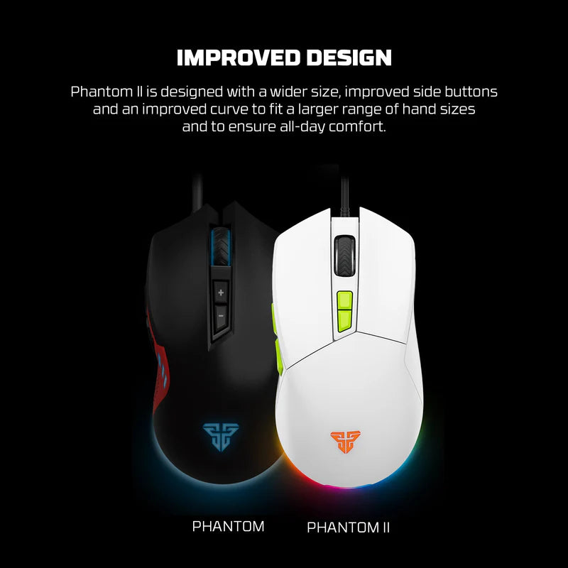 FANTECH Atom63 Mk859c Mechanical Gaming Keyboard & Mouse Black Red Switch