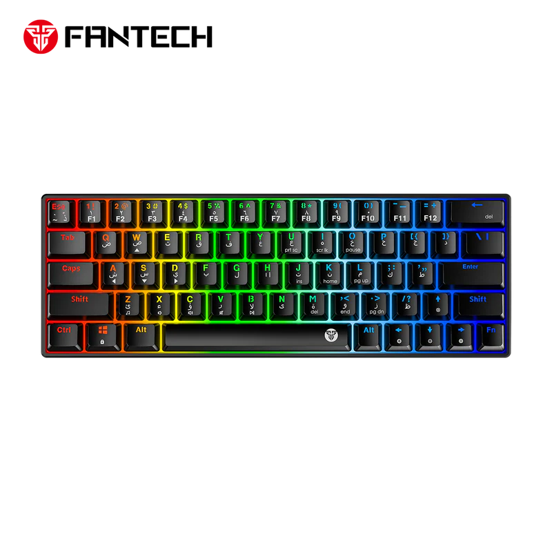 FANTECH Atom63 Mk859c Mechanical Gaming Keyboard & Mouse Black Red Switch