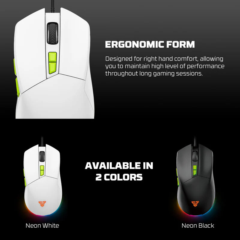 FANTECH Atom63 Mk859c Mechanical Gaming Keyboard & Mouse Black Red Switch