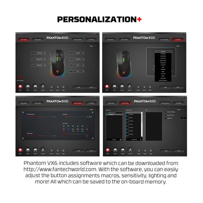 FANTECH Atom63 Mk859c Mechanical Gaming Keyboard & Mouse Black Red Switch