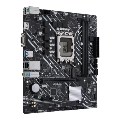ASUS PRIME H610M-K DDR4 LGA 1700, Intel 12th M.2, PCIe 4.0 ,USB 3.2 Gen1-mATX Motherboard