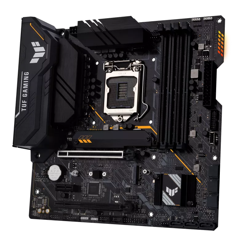 ASUS TUF Gaming B560M-PLUS WiFi 6 LGA1200 (Intel11th/10th Gen) mATX Gaming Motherboard PCIe 4.0, 2X M.2 2.5Gb LAN