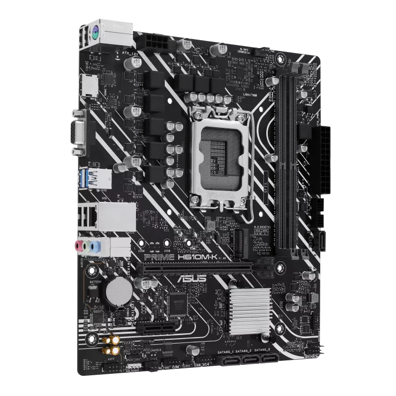ASUS PRIME H610M-K DDR5 LGA 1700, Intel 14th 13th 12th M.2, PCIe 4.0 ,USB 3.2 Gen1-mATX Motherboard