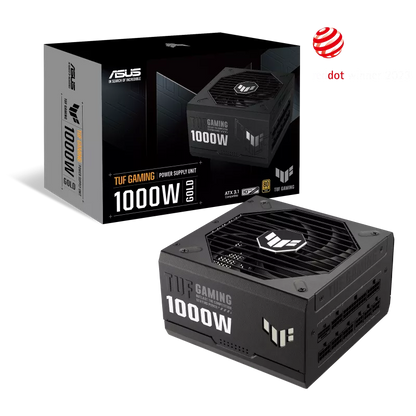 ASUS TUF GAMING 1000W (ATX 3.0) 80 Plus Gold Fully Modular Power Supply w/ (12VHPWR) PCIE 5.0 Connector