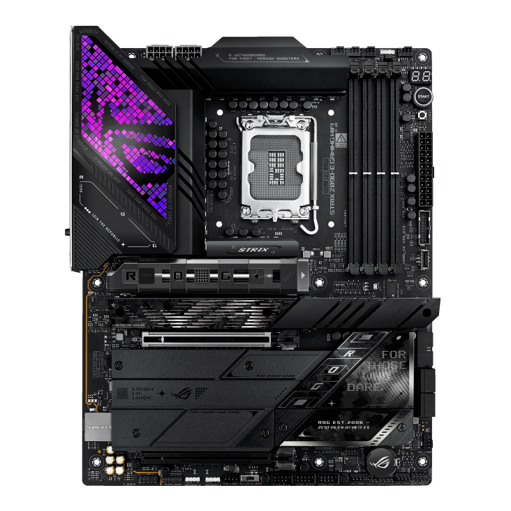 ASUS ROG STRIX Z890-E GAMING WIFI (Wi-Fi 7), Intel Core Ultra (Series 2), LGA 1851/DDR5/PCIe 5.0/7xM.2 - ATX Gaming MotherBoard