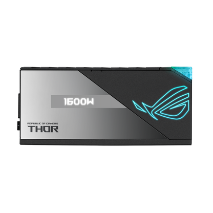 ASUS ROG THOR 1600W Titanium (ATX 3.0) 80 Plus Titanium Fully Modular Power Supply w/ (12VHPWR) PCIE 5.0 Connector