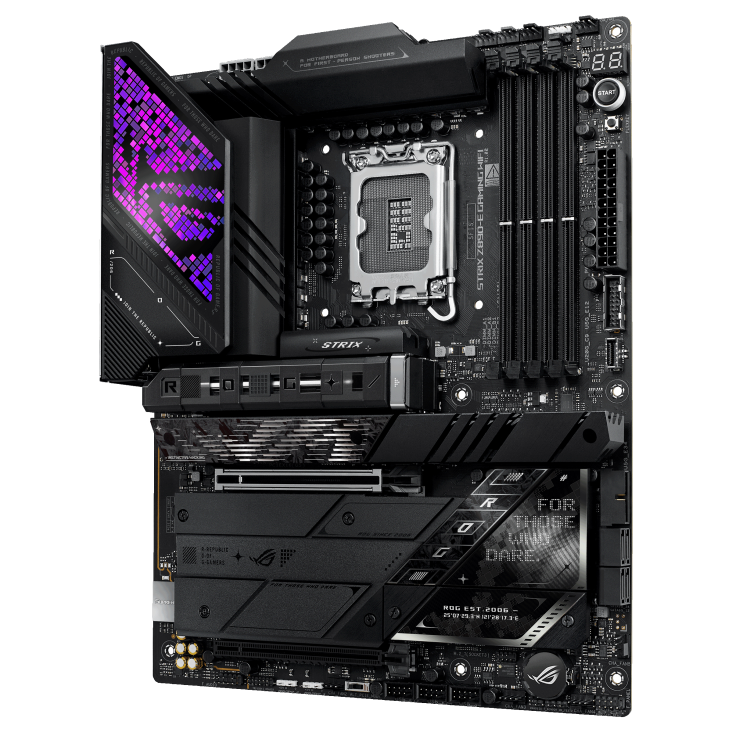 ASUS ROG STRIX Z890-E GAMING WIFI (Wi-Fi 7), Intel Core Ultra (Series 2), LGA 1851/DDR5/PCIe 5.0/7xM.2 - ATX Gaming MotherBoard