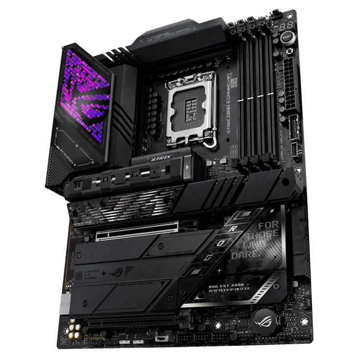 ASUS ROG STRIX Z890-E GAMING WIFI (Wi-Fi 7), Intel Core Ultra (Series 2), LGA 1851/DDR5/PCIe 5.0/7xM.2 - ATX Gaming MotherBoard