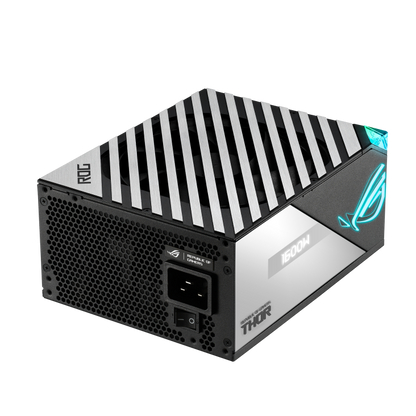 ASUS ROG THOR 1600W Titanium (ATX 3.0) 80 Plus Titanium Fully Modular Power Supply w/ (12VHPWR) PCIE 5.0 Connector
