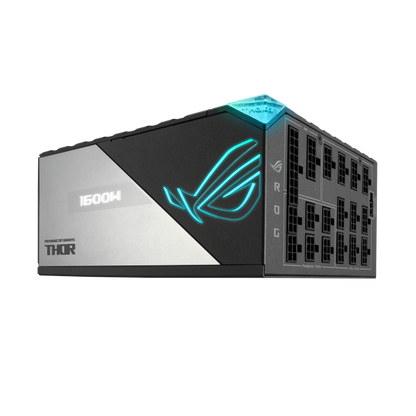 ASUS ROG THOR 1600W Titanium (ATX 3.0) 80 Plus Titanium Fully Modular Power Supply w/ (12VHPWR) PCIE 5.0 Connector