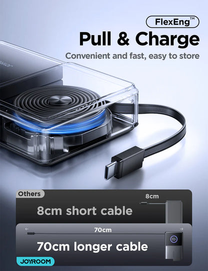 JOYROOM JR-PR1 Retractable Power Bank 10000 mAh