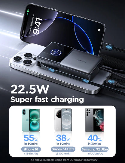 JOYROOM JR-PR1 Retractable Power Bank 10000 mAh