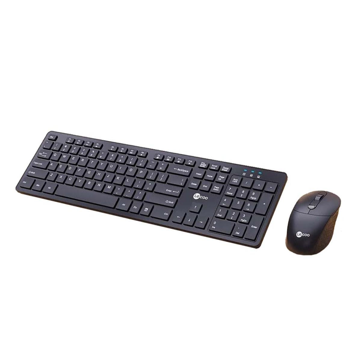 Lecoo Mouse and Keyboard KW200 Wireless Keyboard And Mouse Combo Design by Lenovo