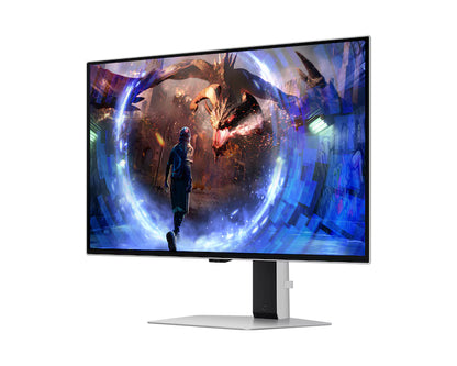 Samsung Odyssey OLED G6 (FG602) 27" Flat Monitor 2K (2560 x 1440) 500Hz, 0.03ms(GTG), Quantum Dot, HDR10+, 99% DCI Coverage, 10Bit, HDMI 2.1, Core Sync, G-Sync Compatible w/ Sleek Metal Design & Ergonomic Stand