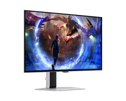 Samsung Odyssey OLED G6 (FG602) 27" Flat Monitor 2K (2560 x 1440) 500Hz, 0.03ms(GTG), Quantum Dot, HDR10+, 99% DCI Coverage, 10Bit, HDMI 2.1, Core Sync, G-Sync Compatible w/ Sleek Metal Design & Ergonomic Stand