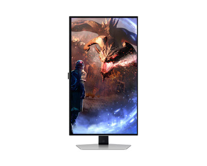Samsung Odyssey OLED G6 (DG602) 27" Flat Monitor 2K (2560 x 1440) 360Hz, 0.03ms(GTG), Quantum Dot, HDR10+, 99% DCI Coverage, 10Bit, HDMI 2.1, Core Sync, FreeSync Premium Pro w/ Sleek Metal Design & Ergonomic Stand